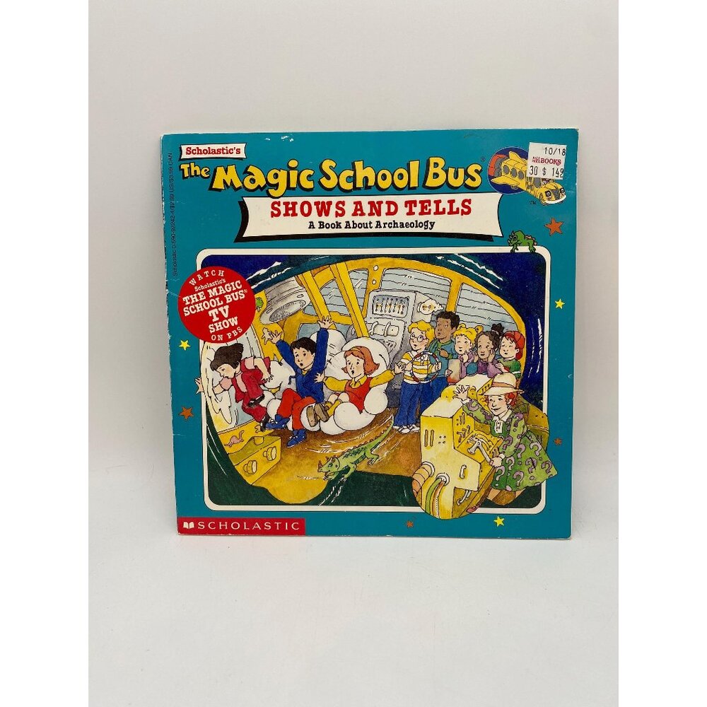 Vintage 1997 Scholastic The Magic School Bus Show & Tell Paperback Book by Joann
